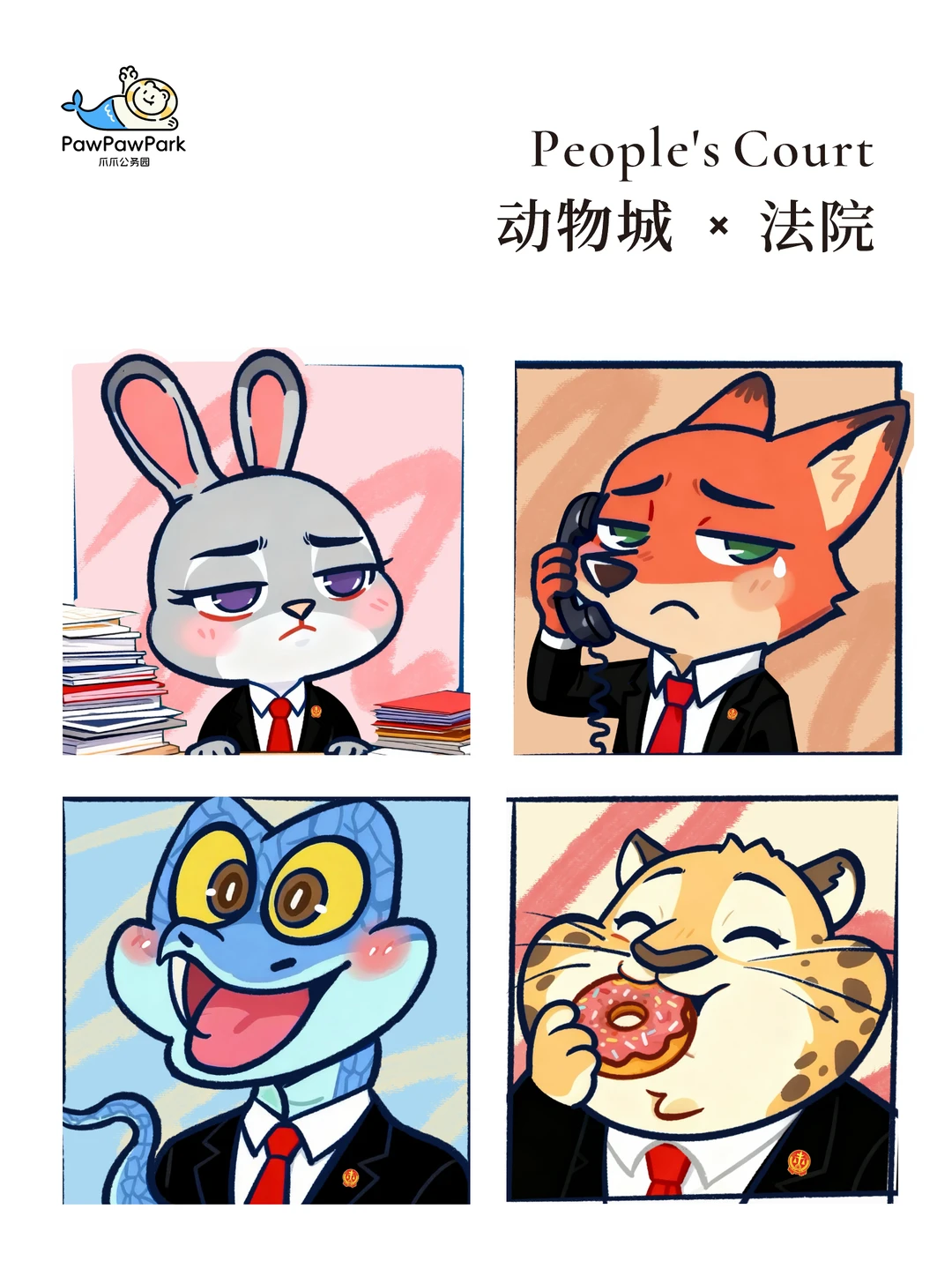 动物城的法院头像分享～