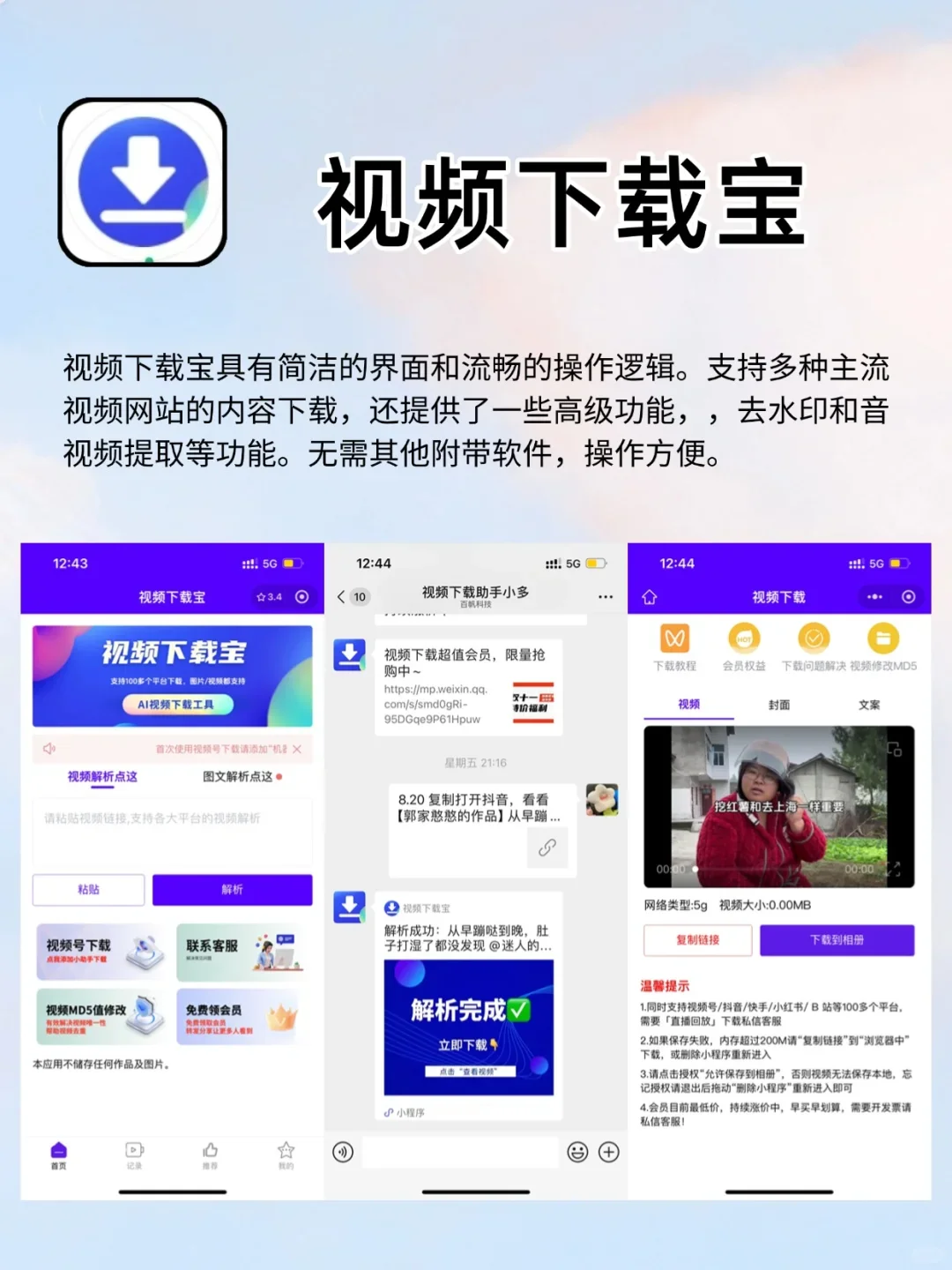 各大平台视频下载方法