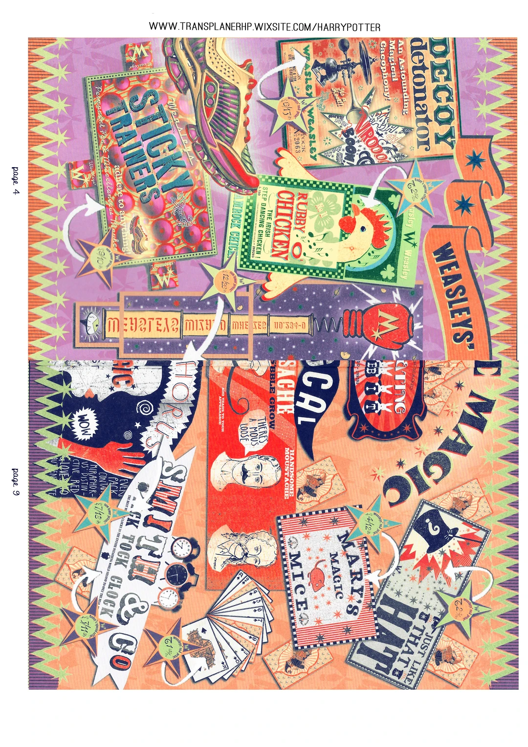 有位法国博主做了个哈利·波特手工网站！