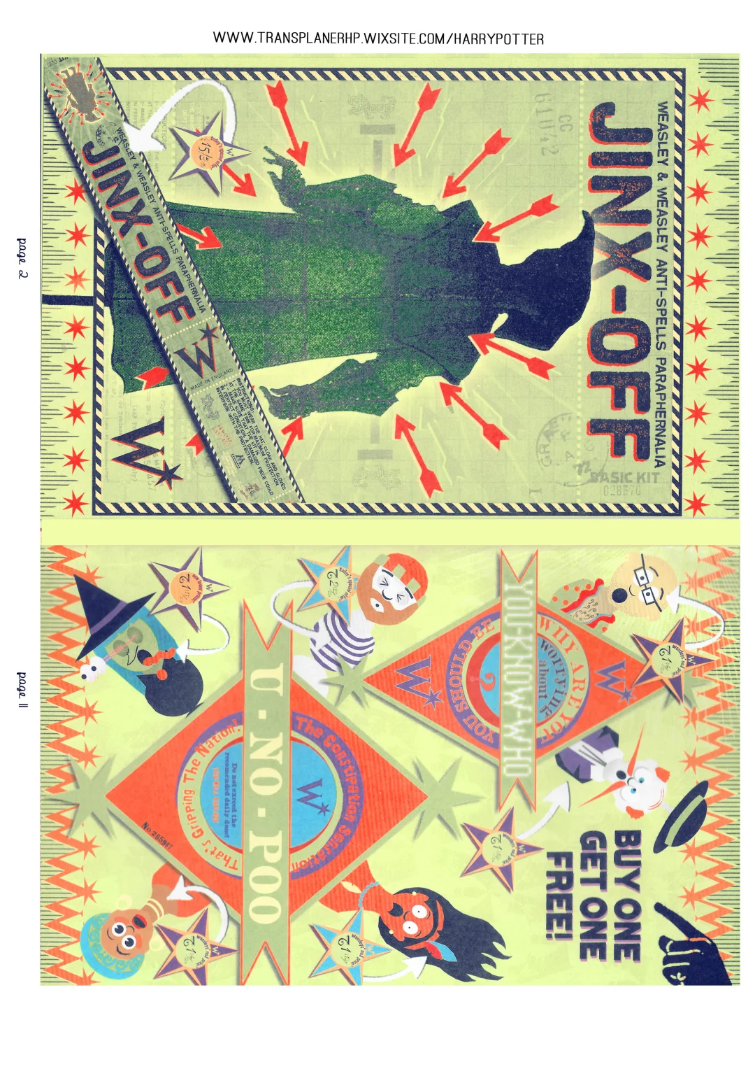 有位法国博主做了个哈利·波特手工网站！