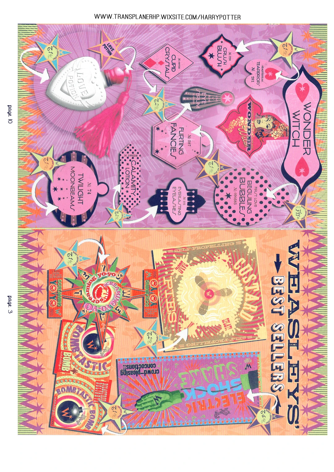 有位法国博主做了个哈利·波特手工网站！