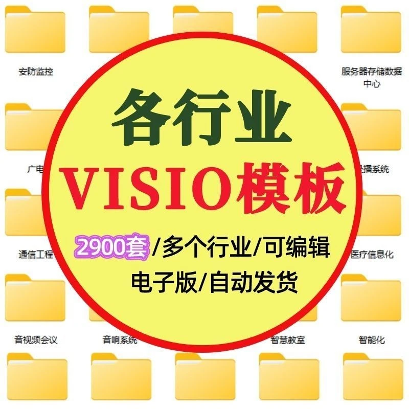 Visio模板素材实例