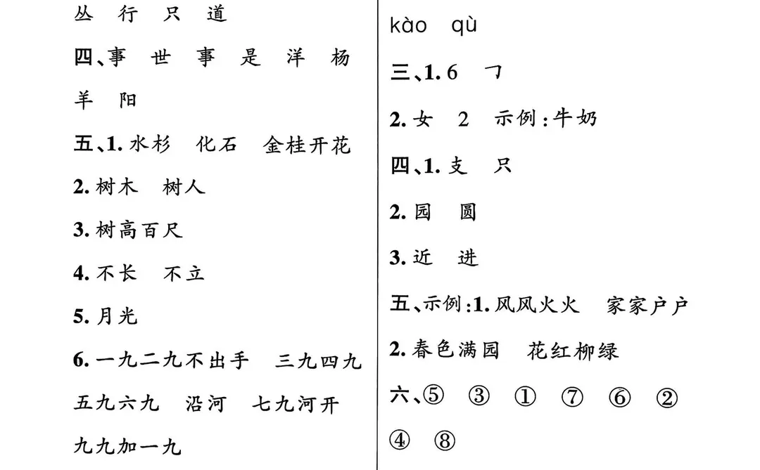 25秋二上语文单元基础巩固训练（免费下载）