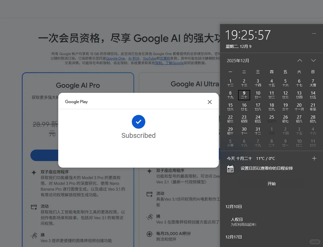亲测免费Gemini一年pro订阅