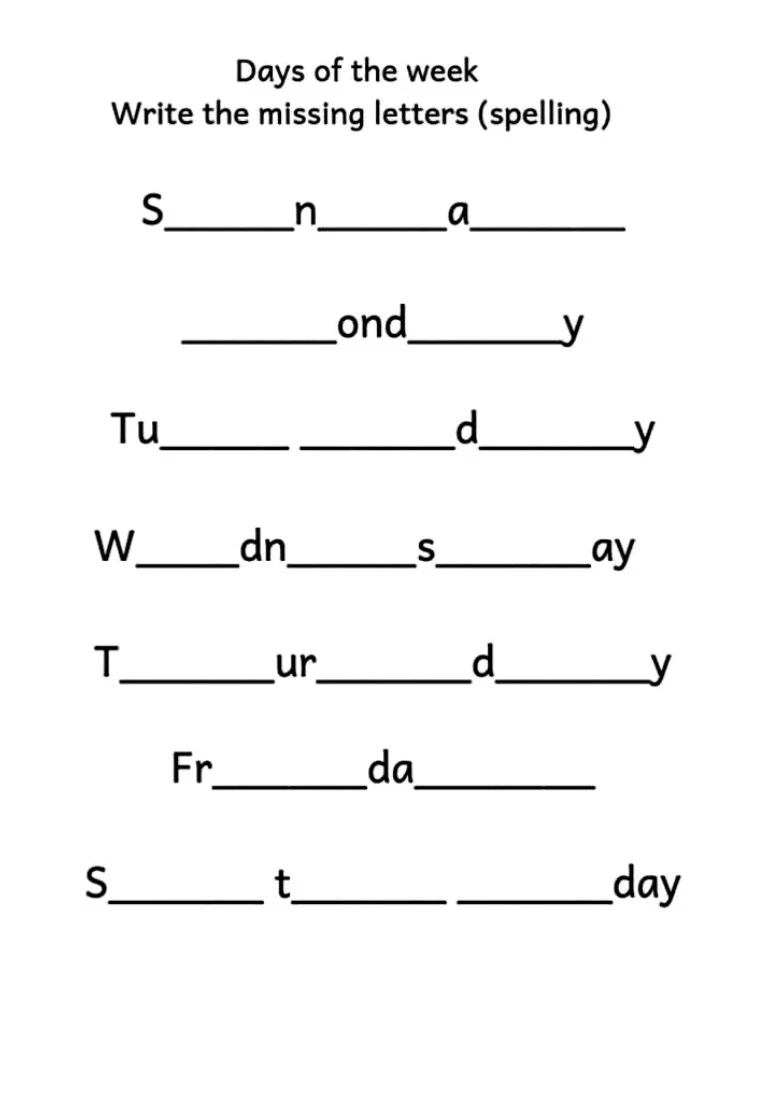 每日学英文-Week 星期