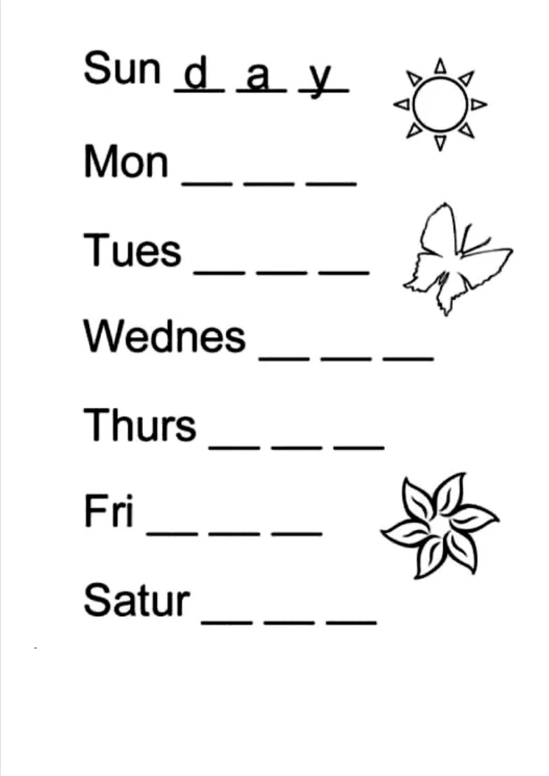 每日学英文-Week 星期