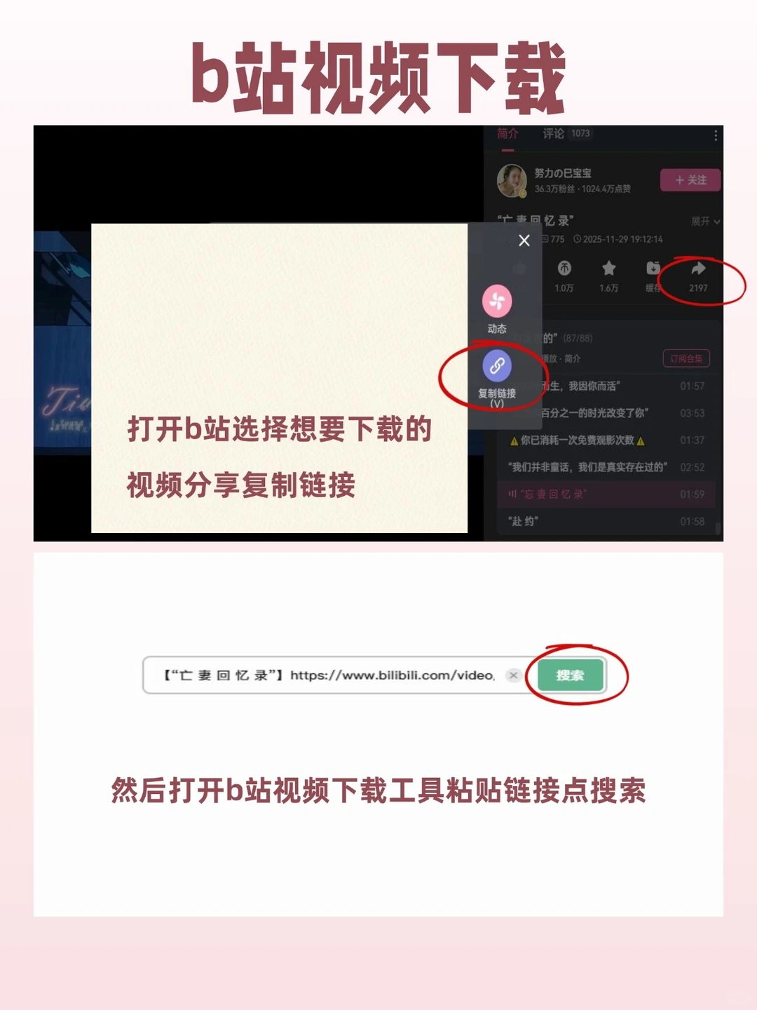 必看！轻松几步把B站视频下到电脑