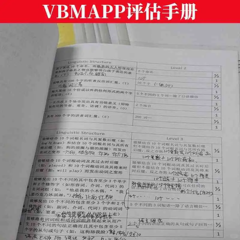VBMAPP评估手册电子版可打印
