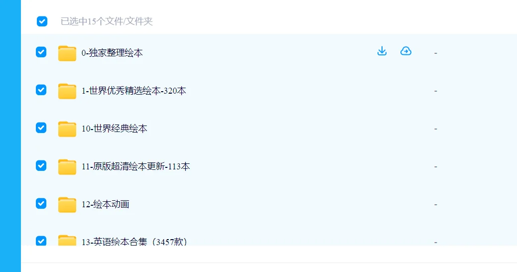 免费分享7500+电子绘本资源