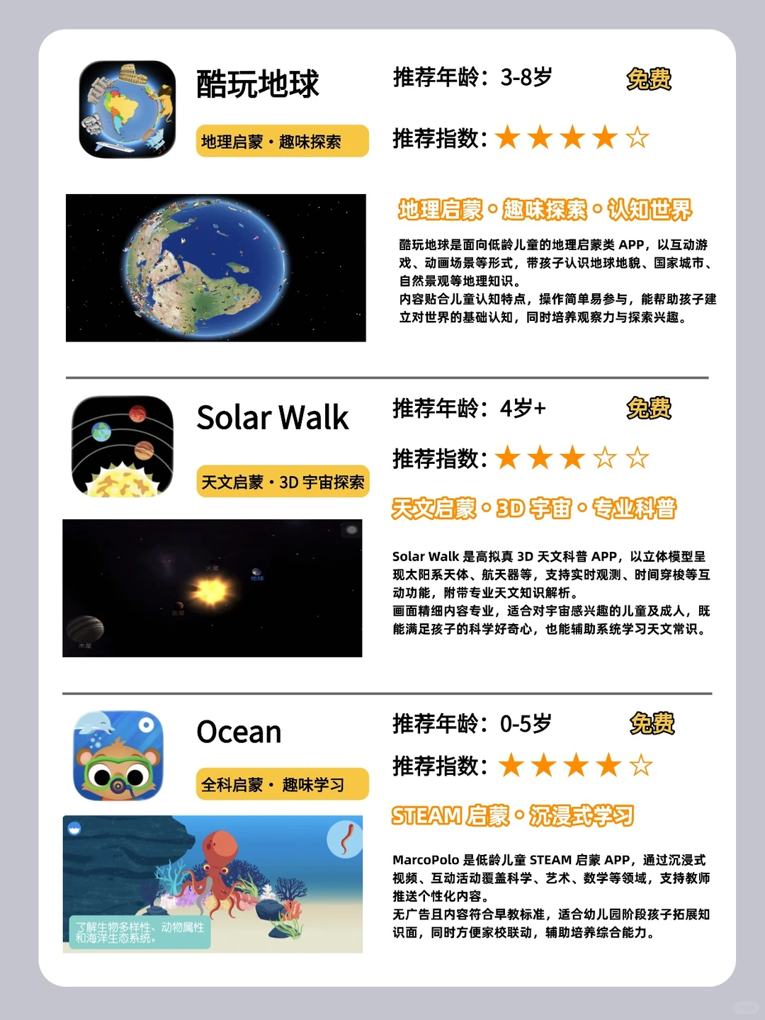 家长必存！9 个免费启蒙 APP直接封神