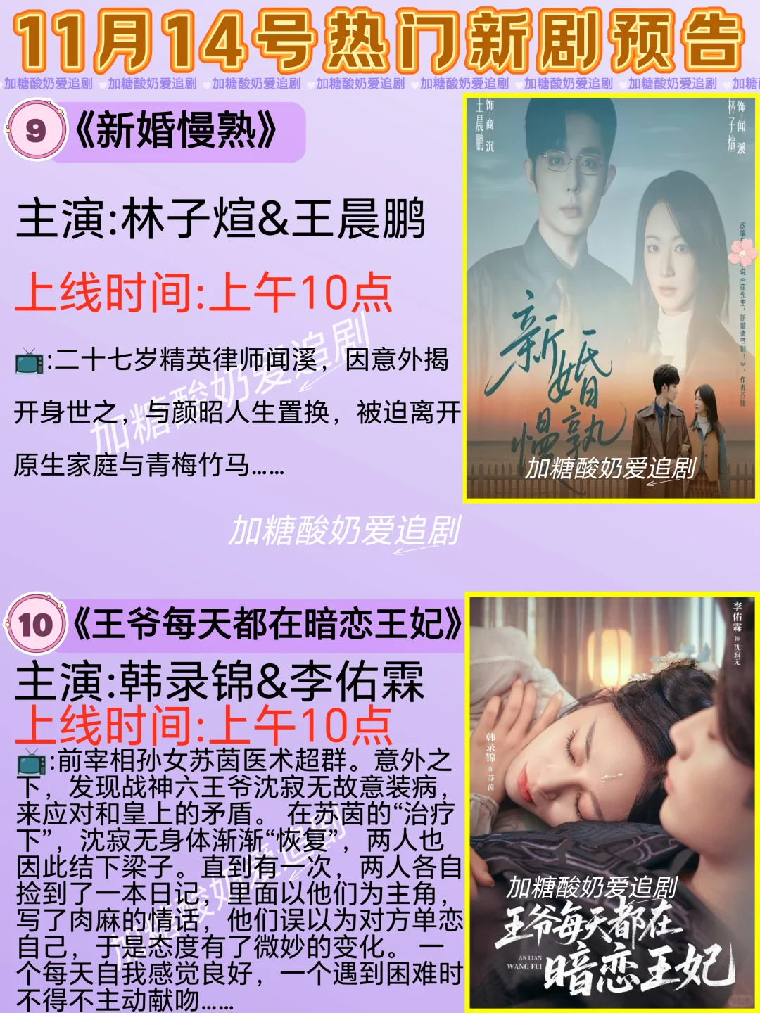 天花板短剧💥11月14日热门短剧预告