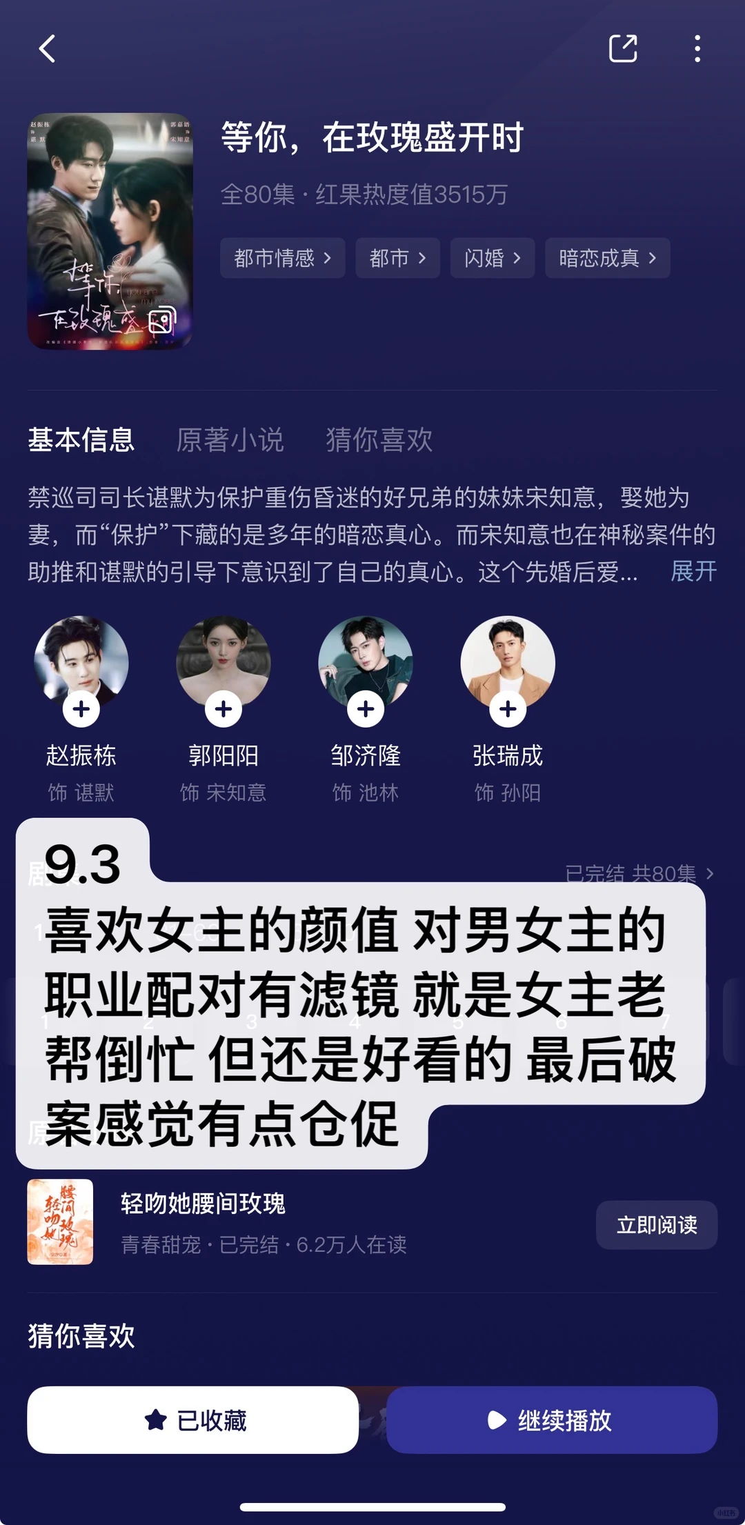 近期看的短剧主观打分