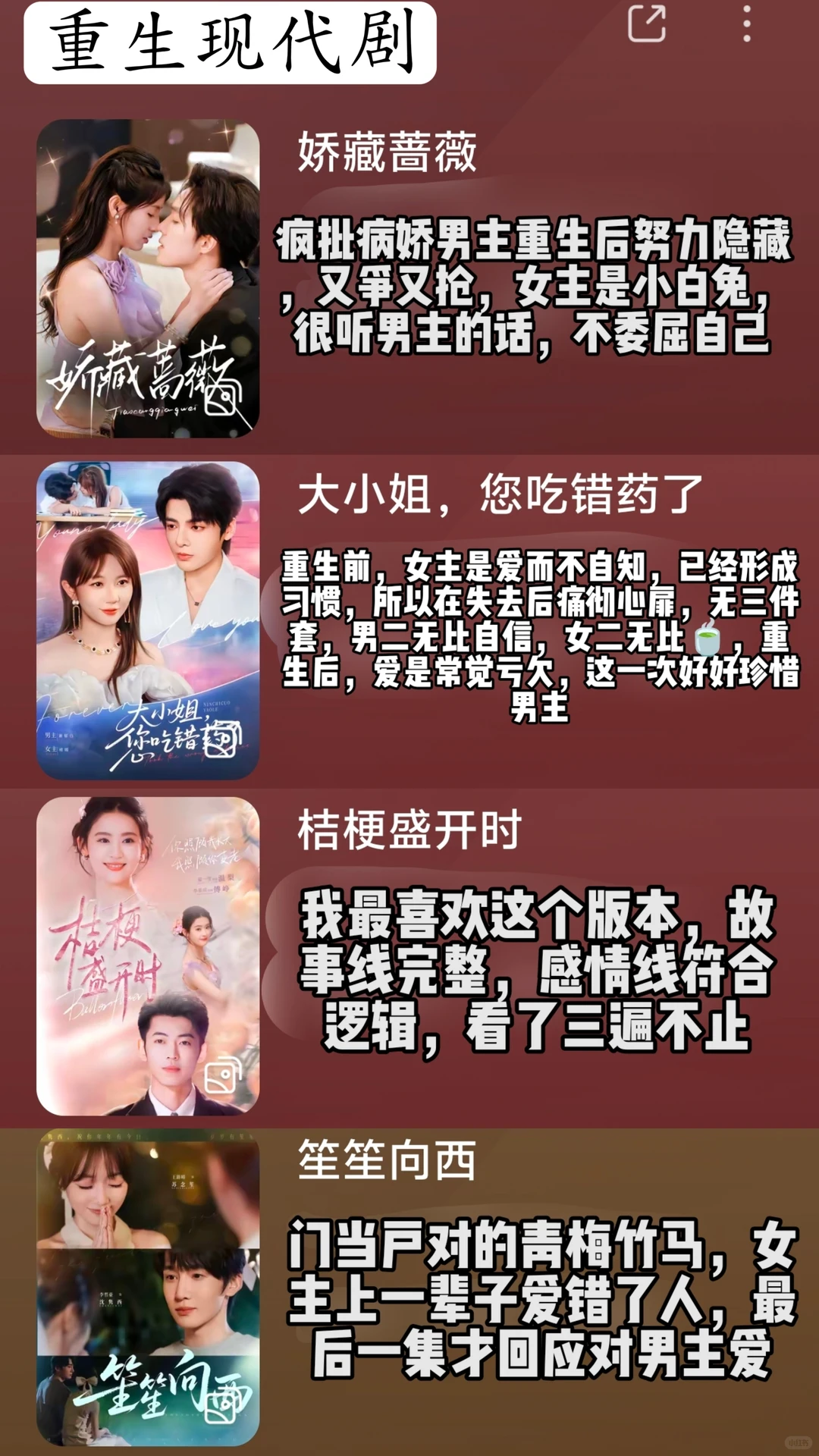 入坑现代短剧🔥锐评存档（1）