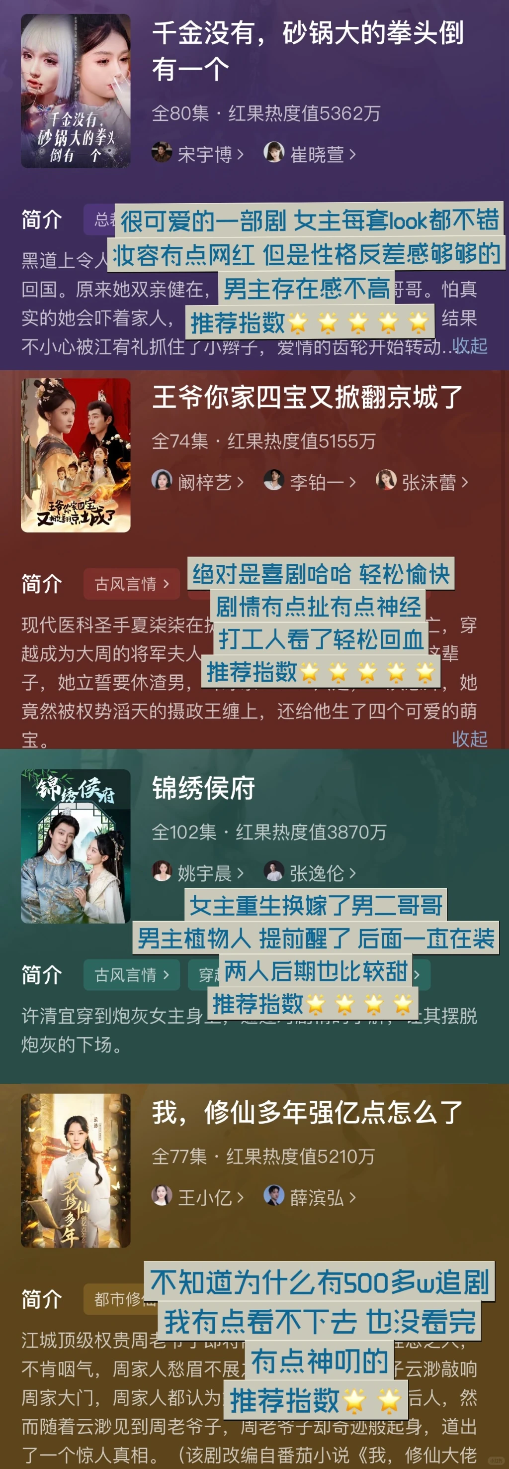 十二部🍎短剧影评来啦 两眼一睁就是看！