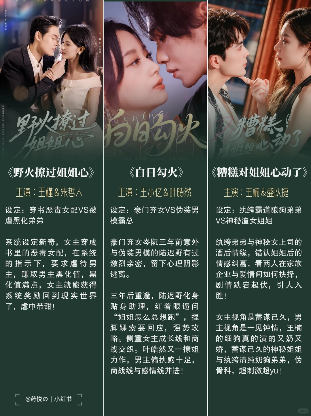 年下姐弟恋短剧︱病娇绿茶弟弟你喜欢哪一款