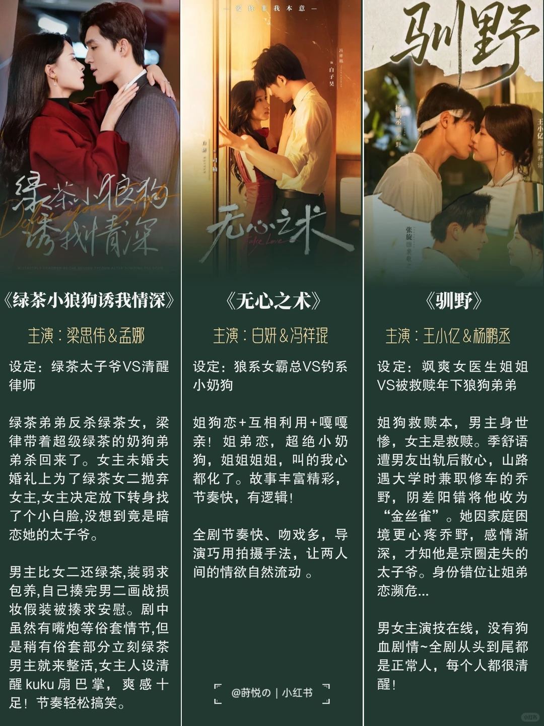 年下姐弟恋短剧︱病娇绿茶弟弟你喜欢哪一款