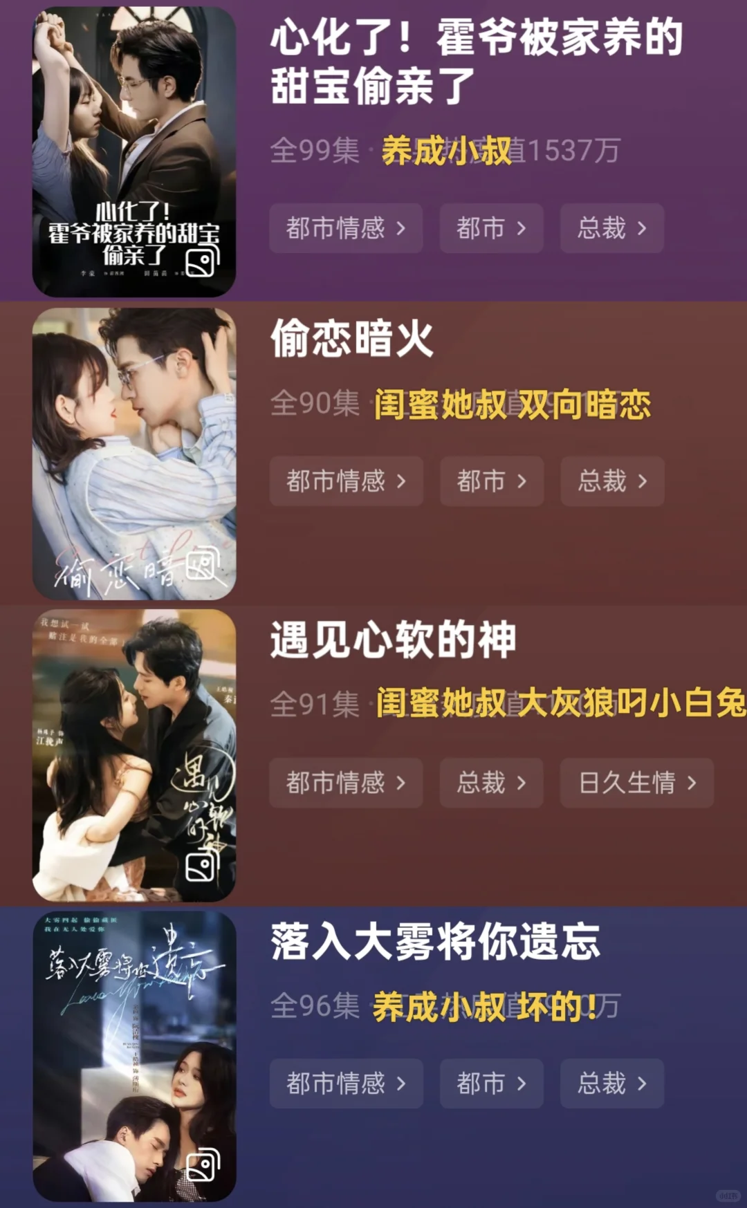 年终短剧总结——小叔赛道 第1️⃣弹