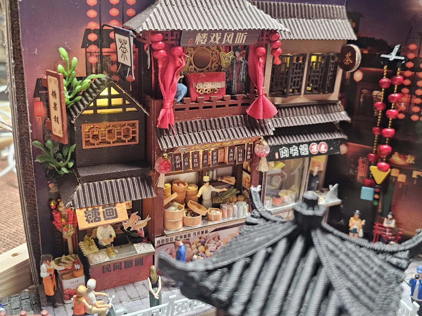 中华美食录微缩场景