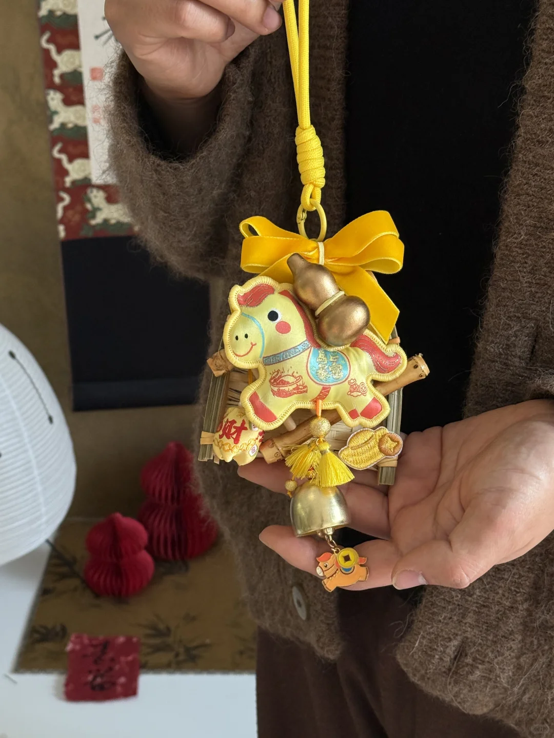 敲可爱的马年挂饰🐴
