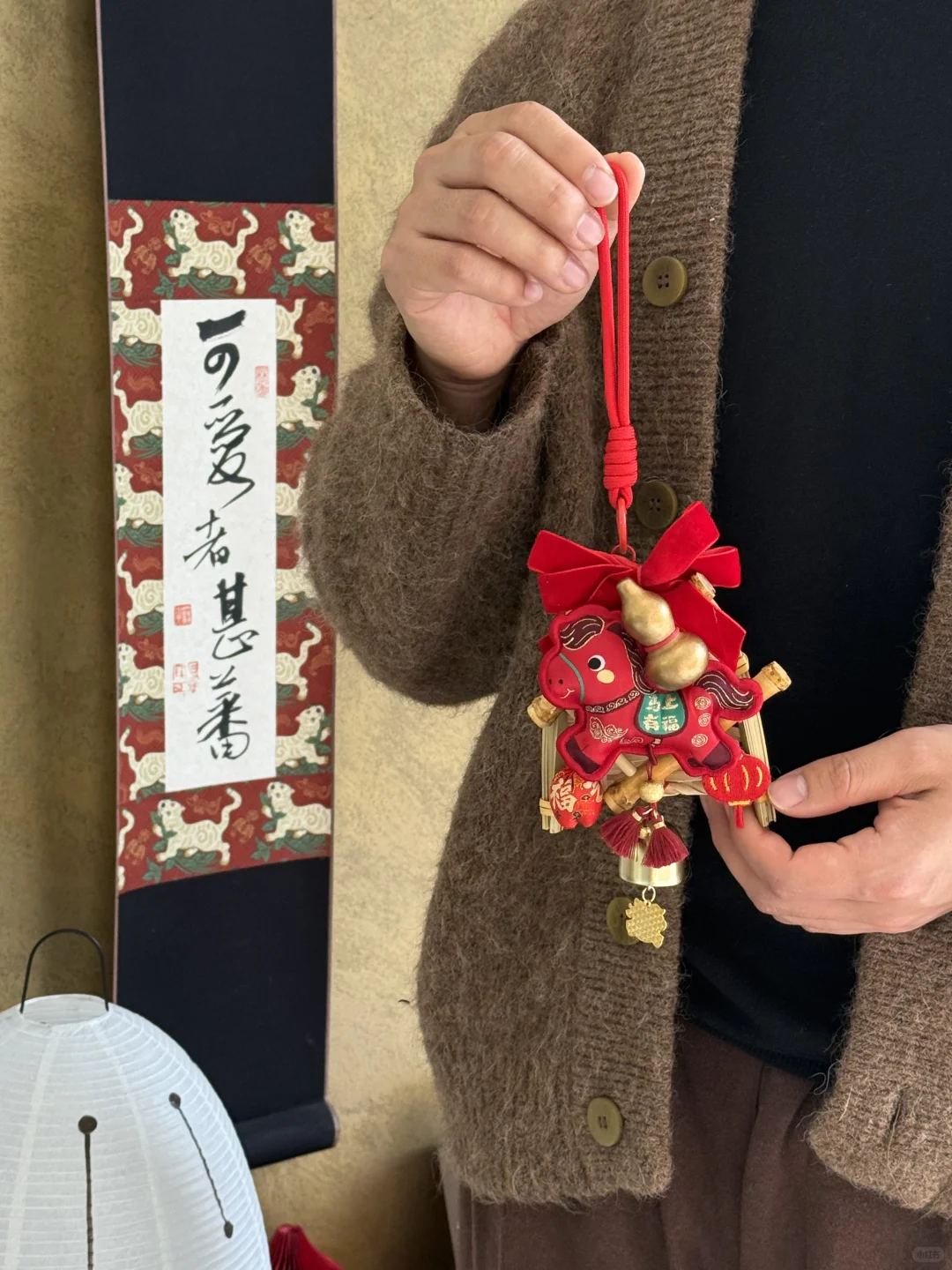 敲可爱的马年挂饰🐴