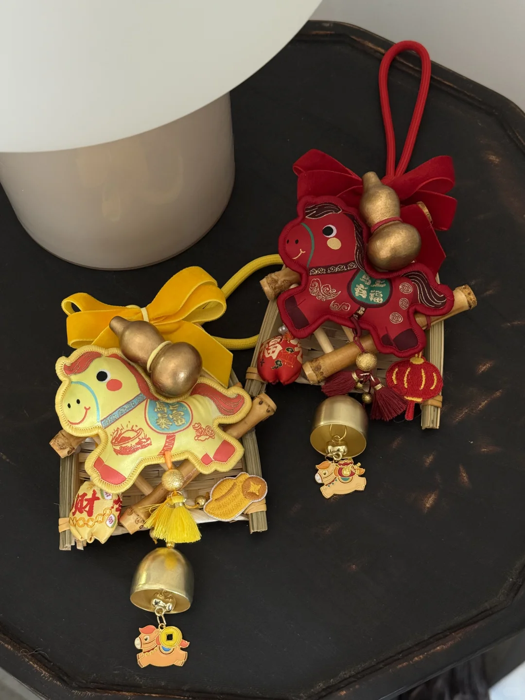 敲可爱的马年挂饰🐴