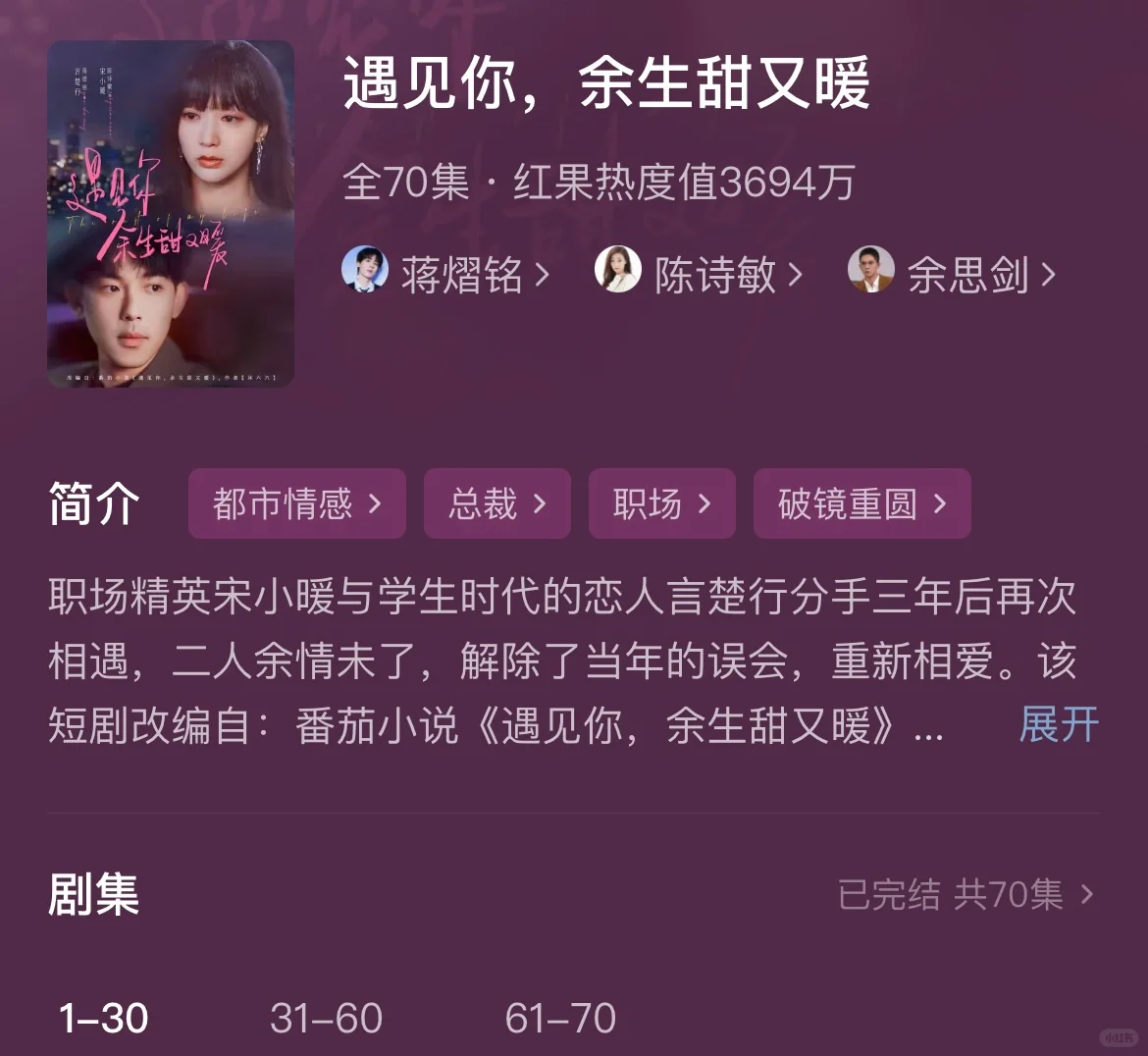 一口气刷完的上头短剧，糖分超标啦