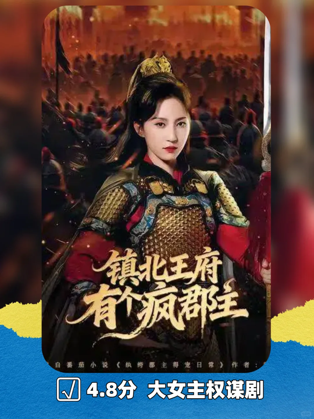 《镇北王府有个疯郡主》郡主又美又飒 4.8/5