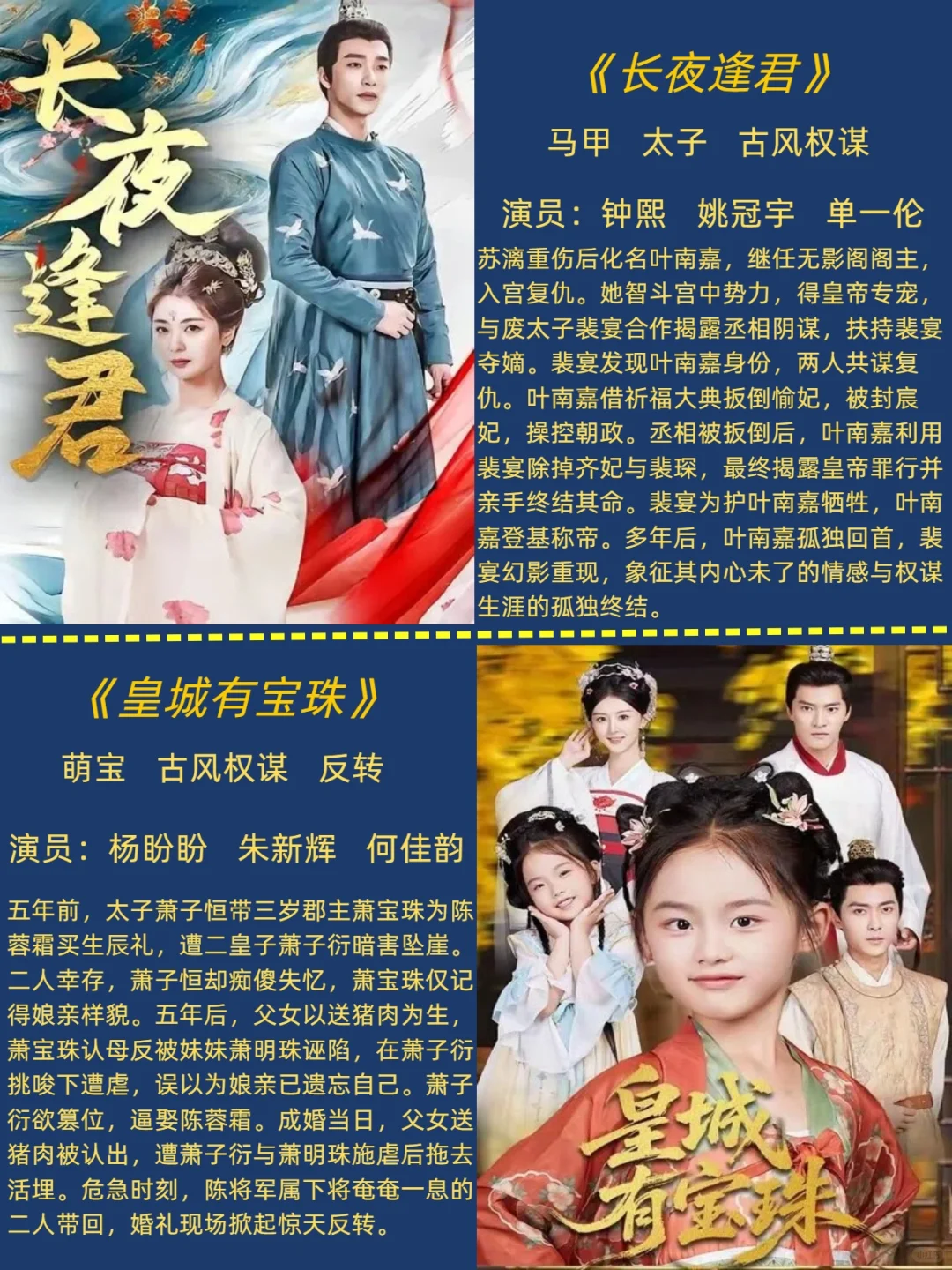 八部古风权谋剧推荐