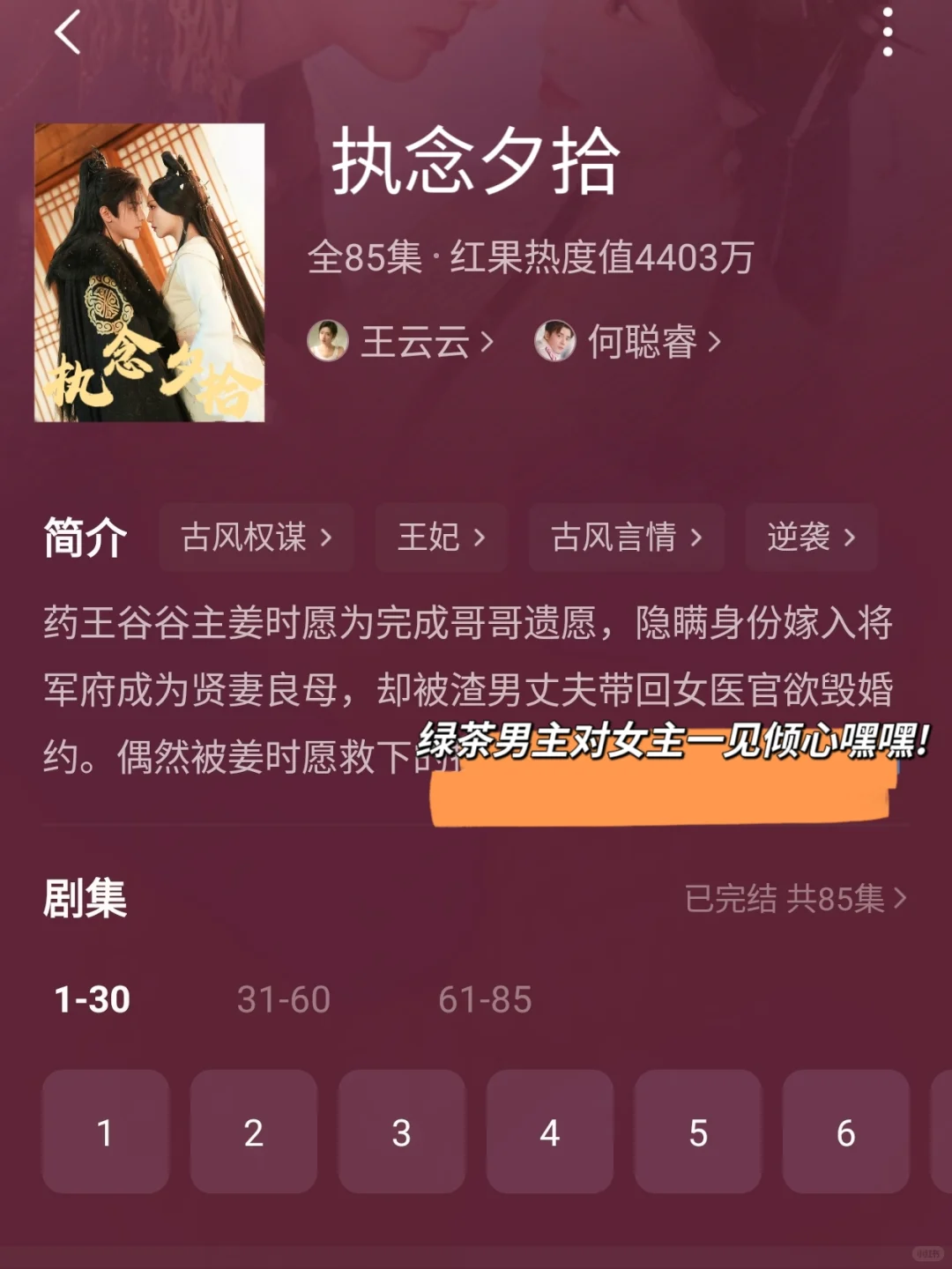 2025年必刷的古风权谋短剧