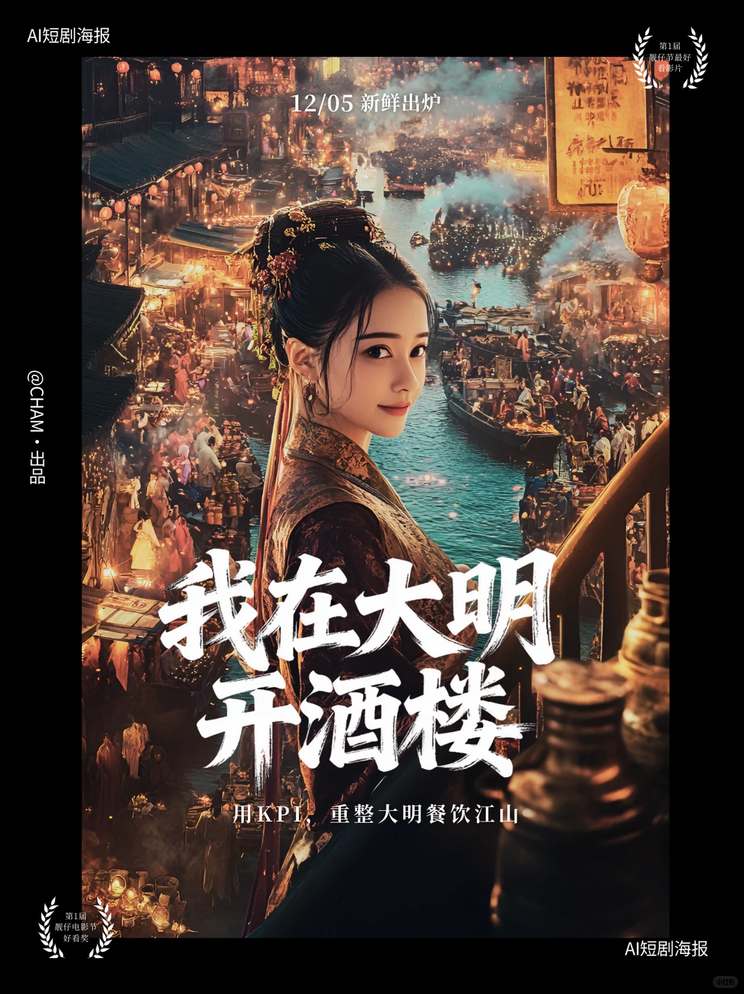 AI古装短剧海报｜（含提示词分享）