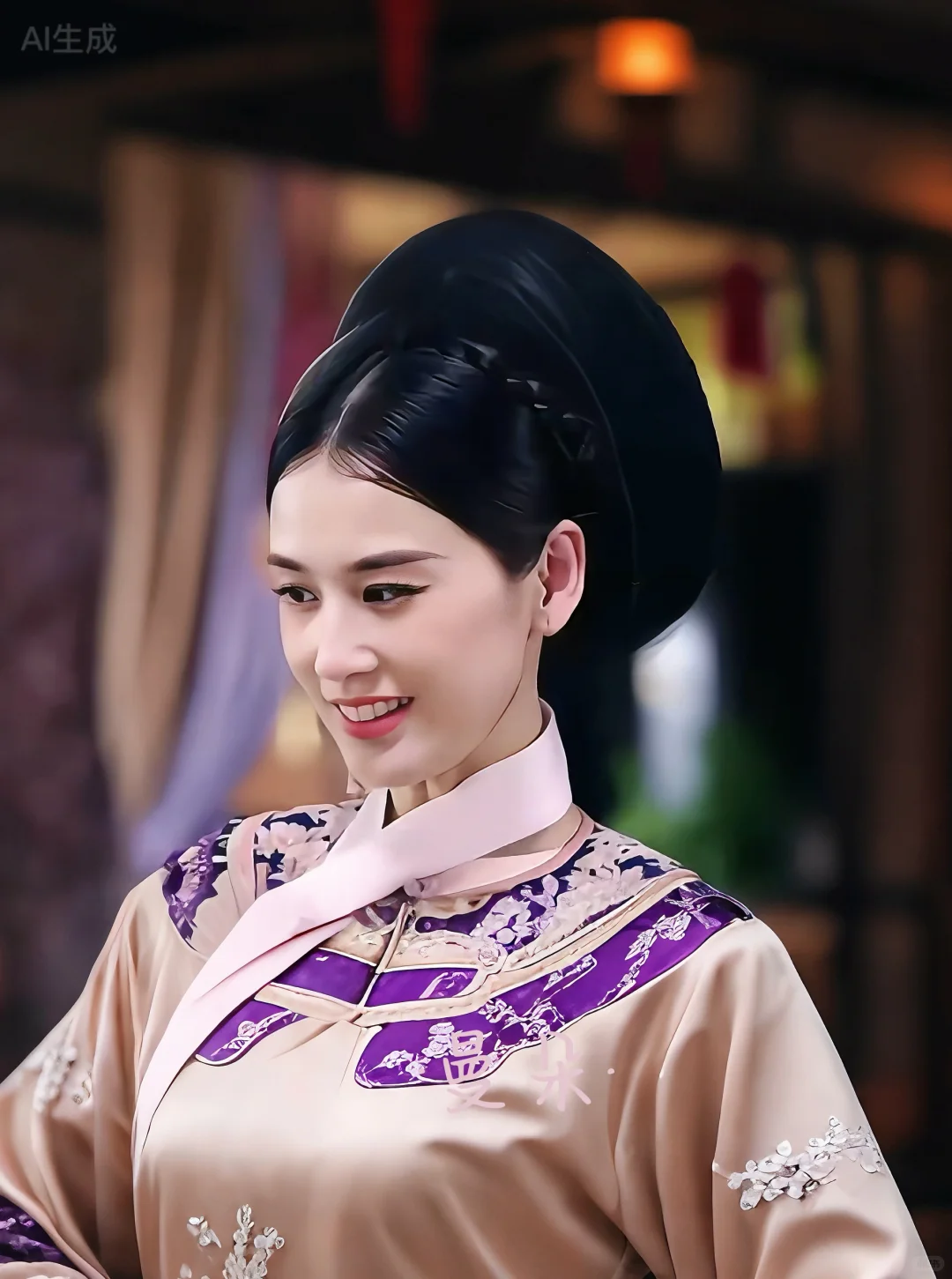 黄圣依少见的清宫造型