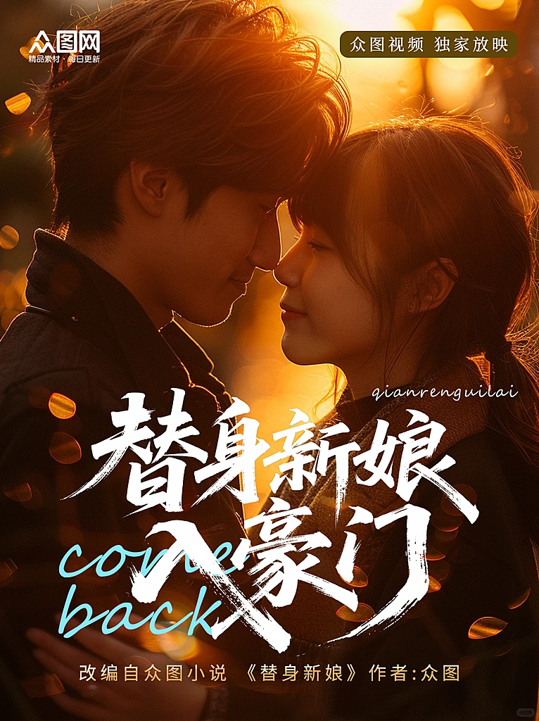 短剧封面设计美学天花板✨