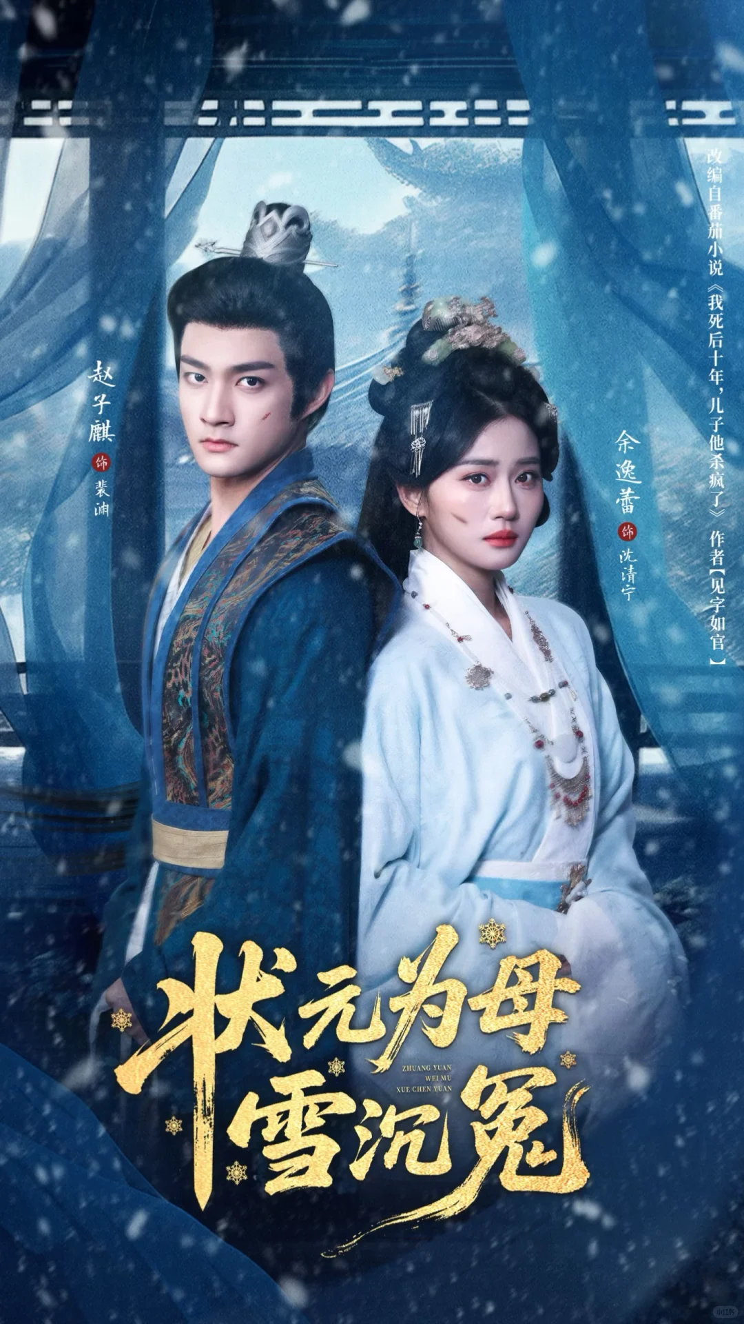 短剧封面海报设计｜状元为母雪沉冤