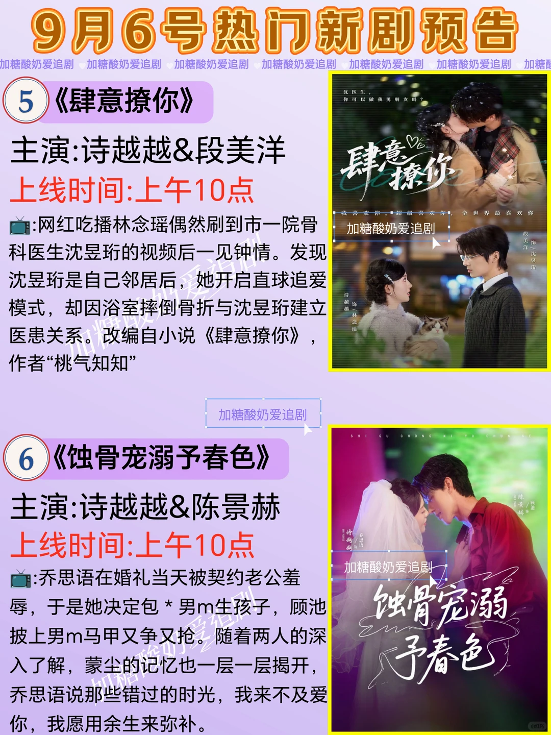 天花板短剧💥9月6日热门短剧预告