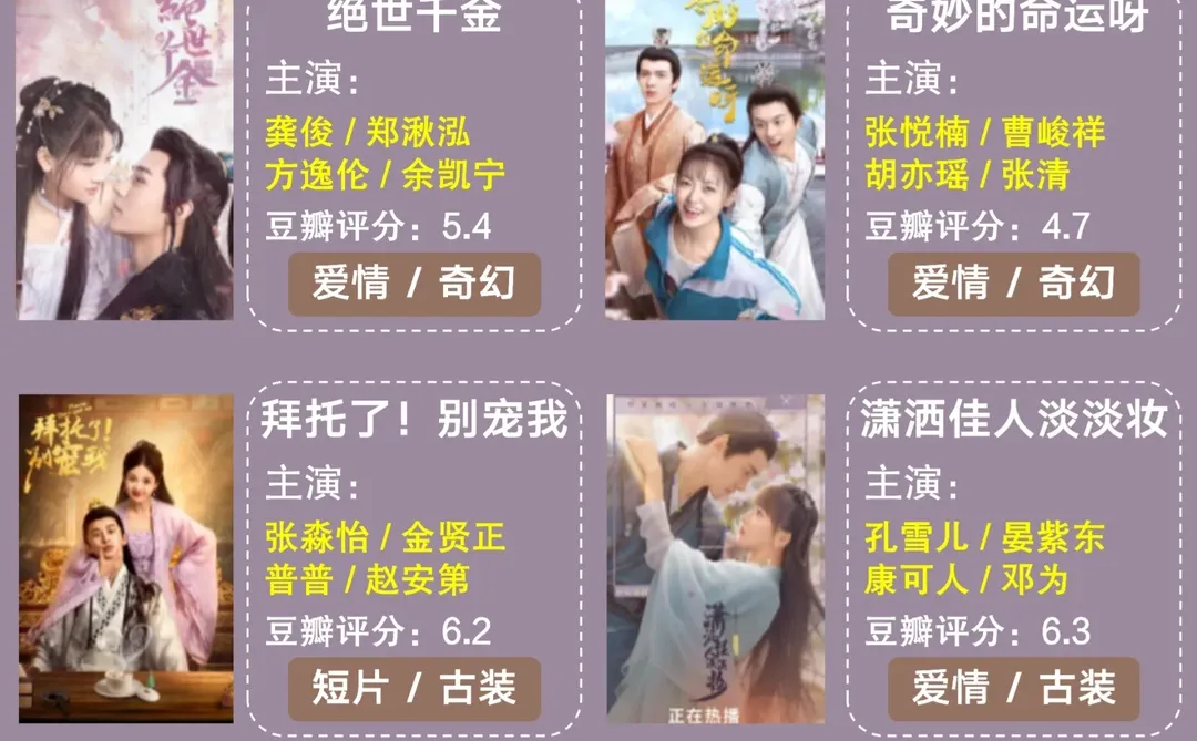 穿越电视剧合集来了