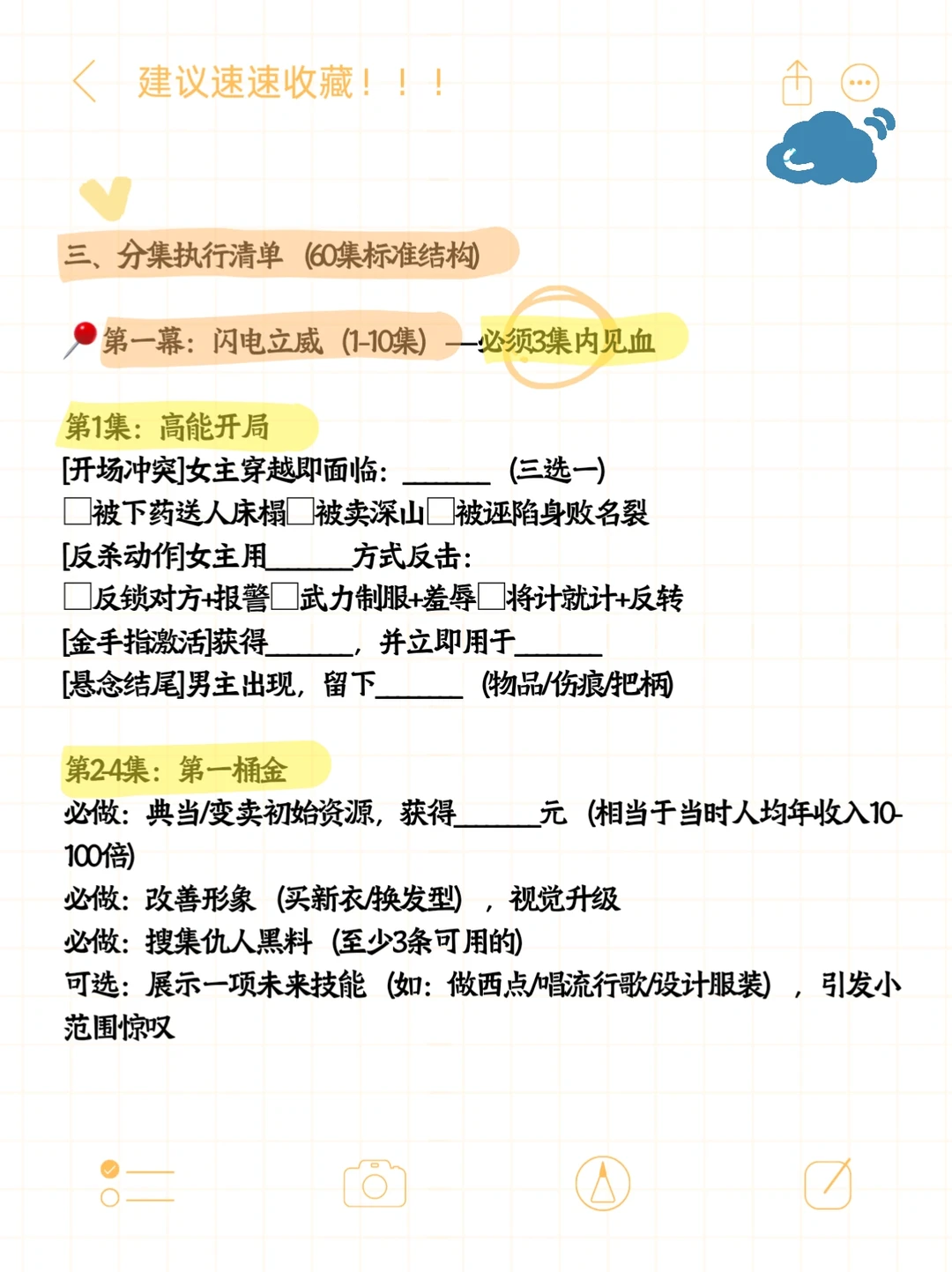 穿越逆袭大女主向，填表式写作，三集内必爆