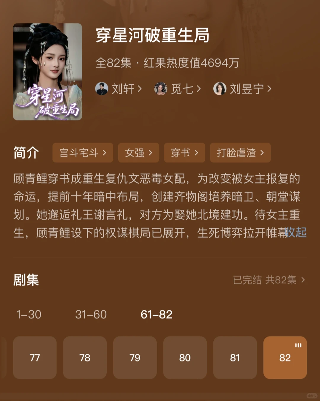 ❗❗短剧推荐《穿星河破重生局》恶毒女配逆袭❗❗