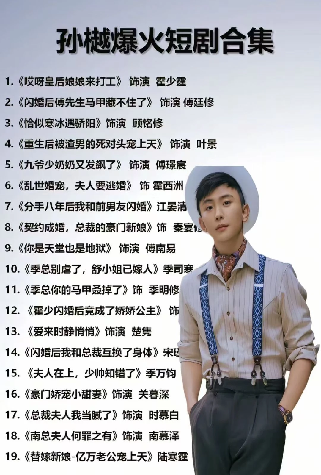 孙樾--初代短剧一哥