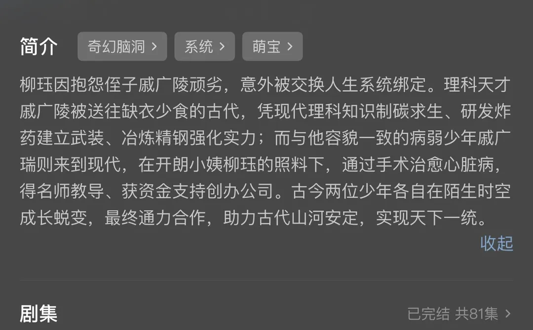 强烈推荐：真的超级好看，古今互穿！题材新颖