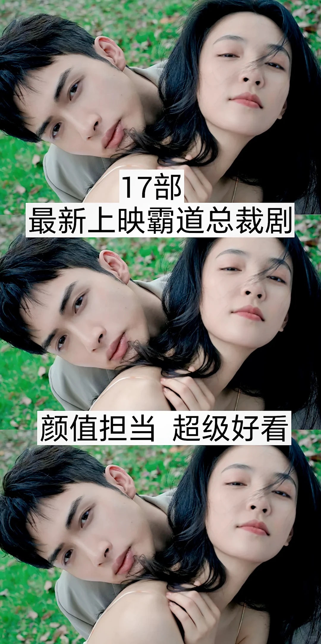 17部霸道总裁剧、颜值担当、超级好