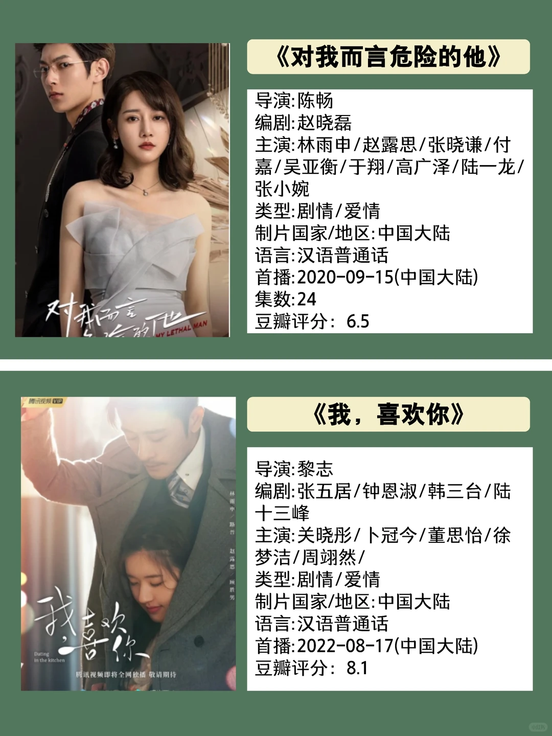 9部霸道总裁的小甜剧！谁是你霸总天花板？