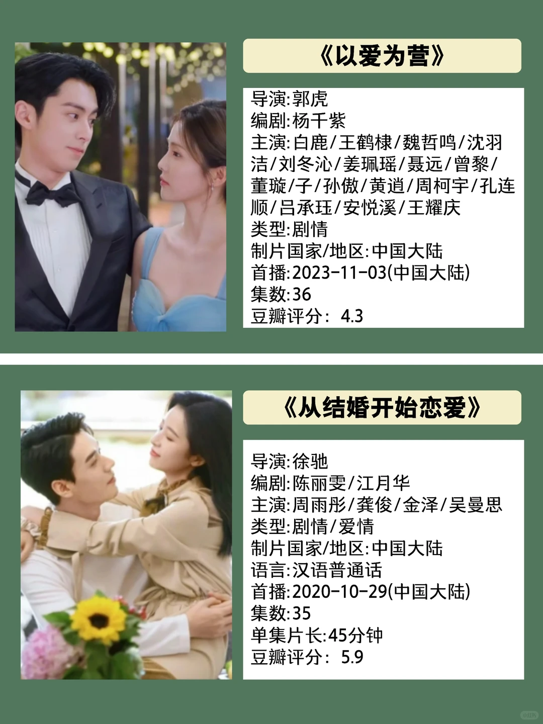 9部霸道总裁的小甜剧！谁是你霸总天花板？