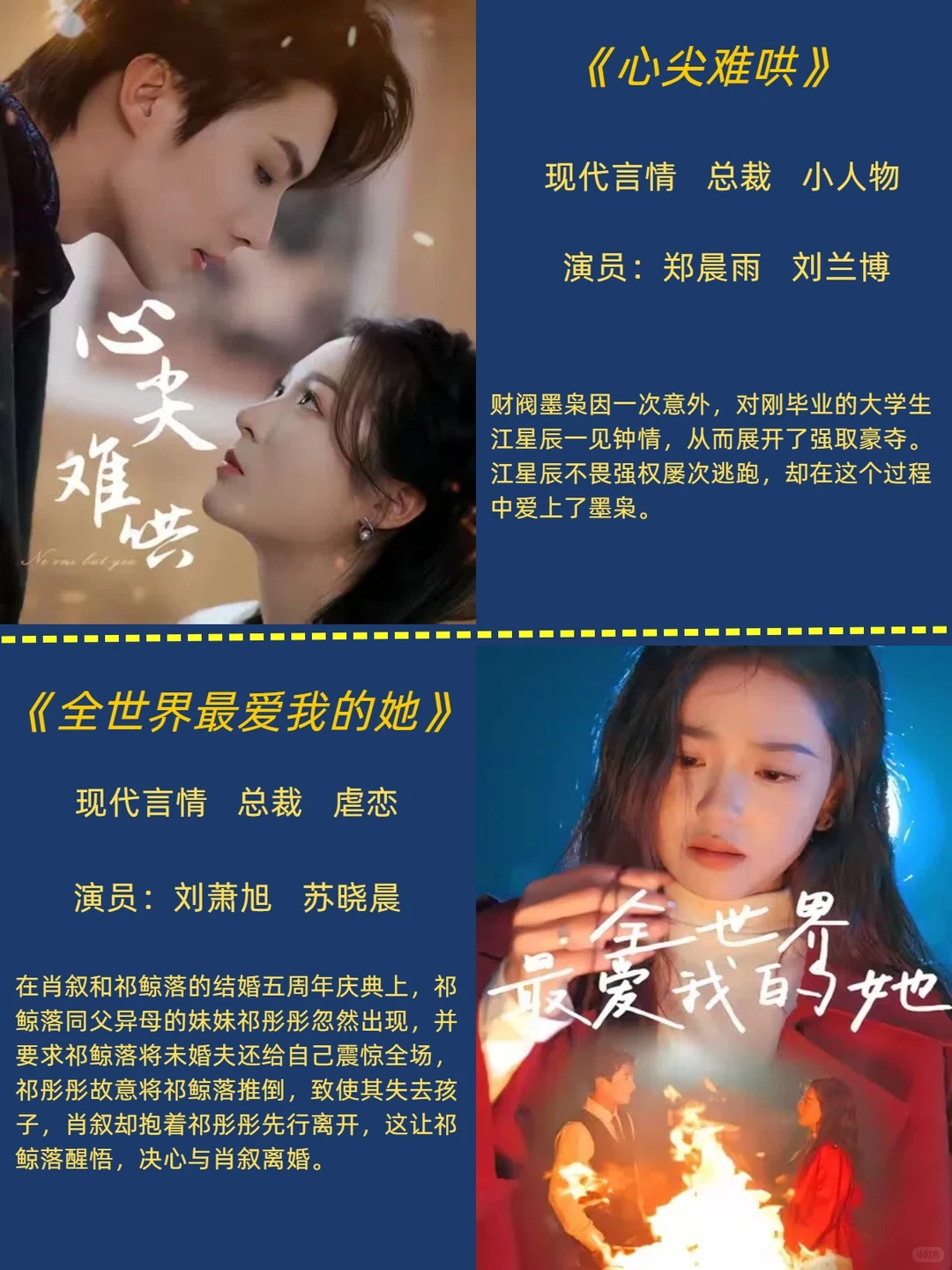 八部高热度总裁剧推荐