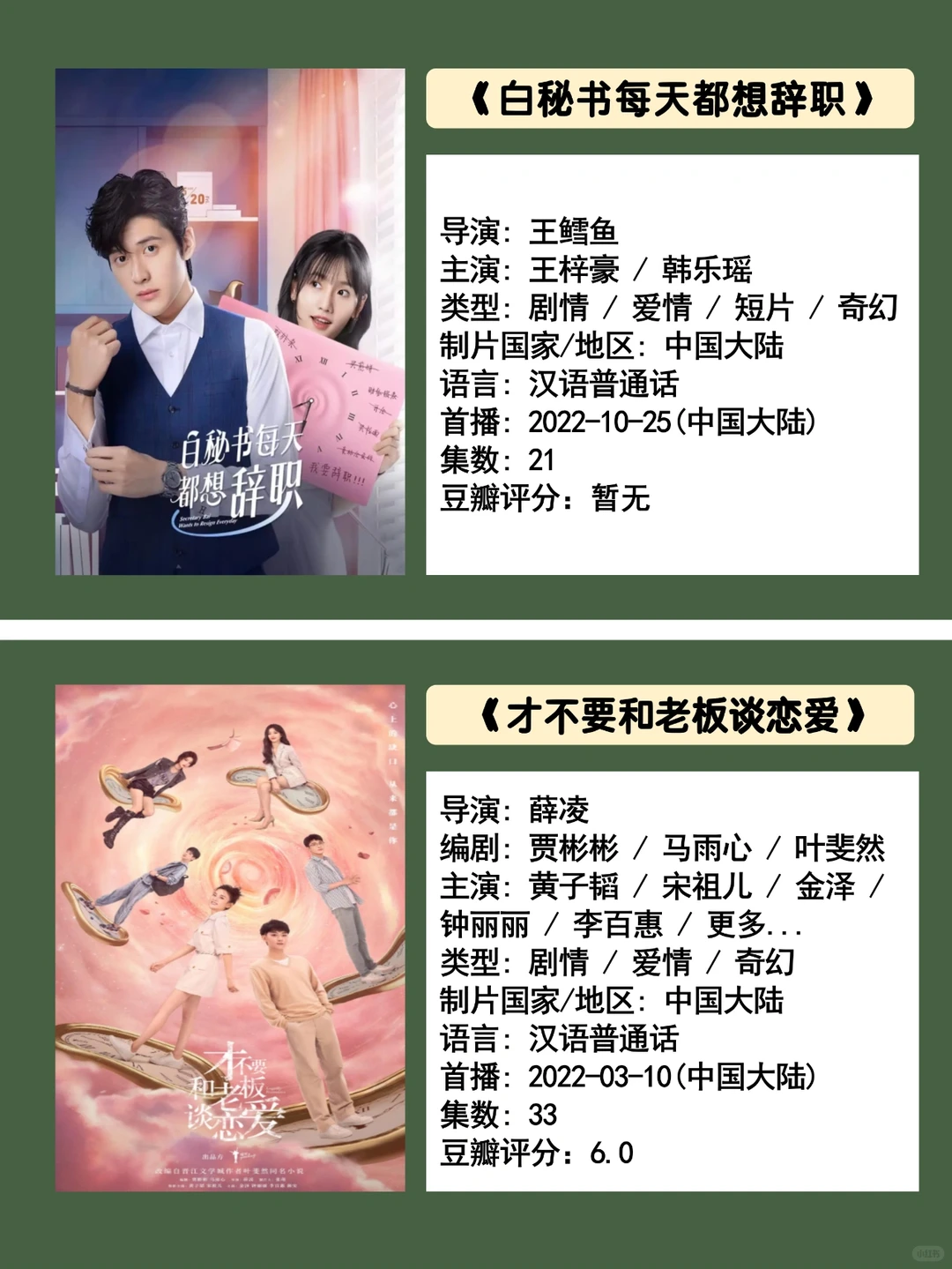 强推14部霸道总裁土甜剧