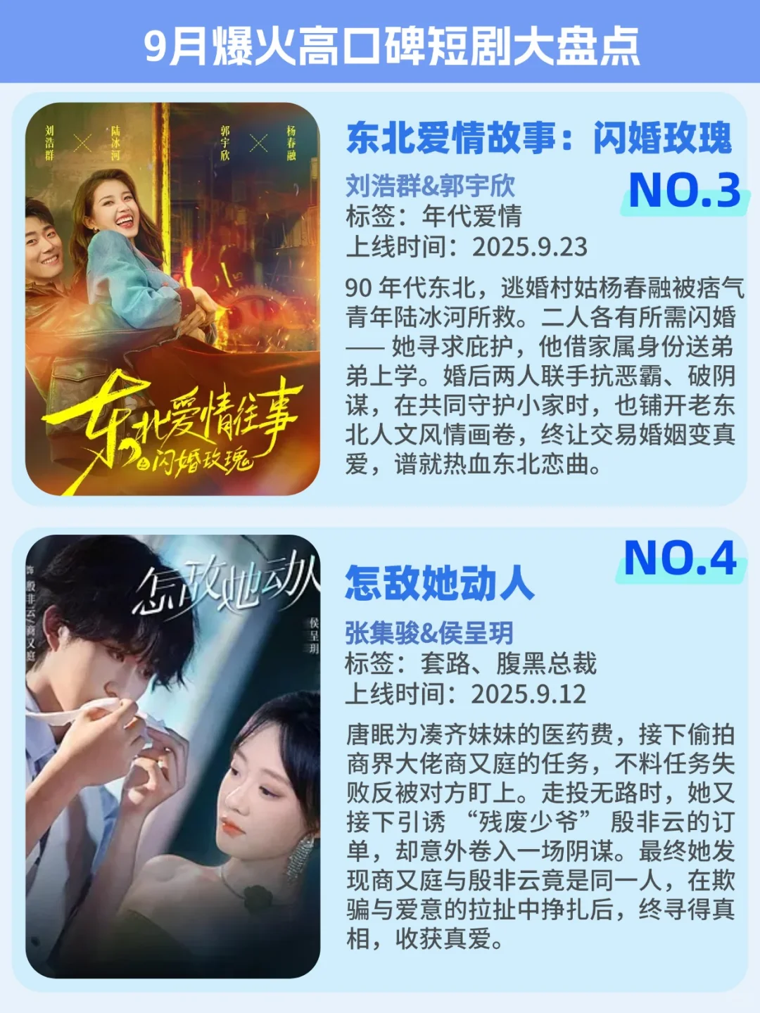 短剧荒退散！9月高口碑热门短剧大盘点