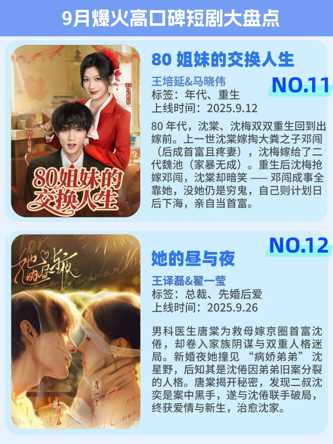 短剧荒退散！9月高口碑热门短剧大盘点