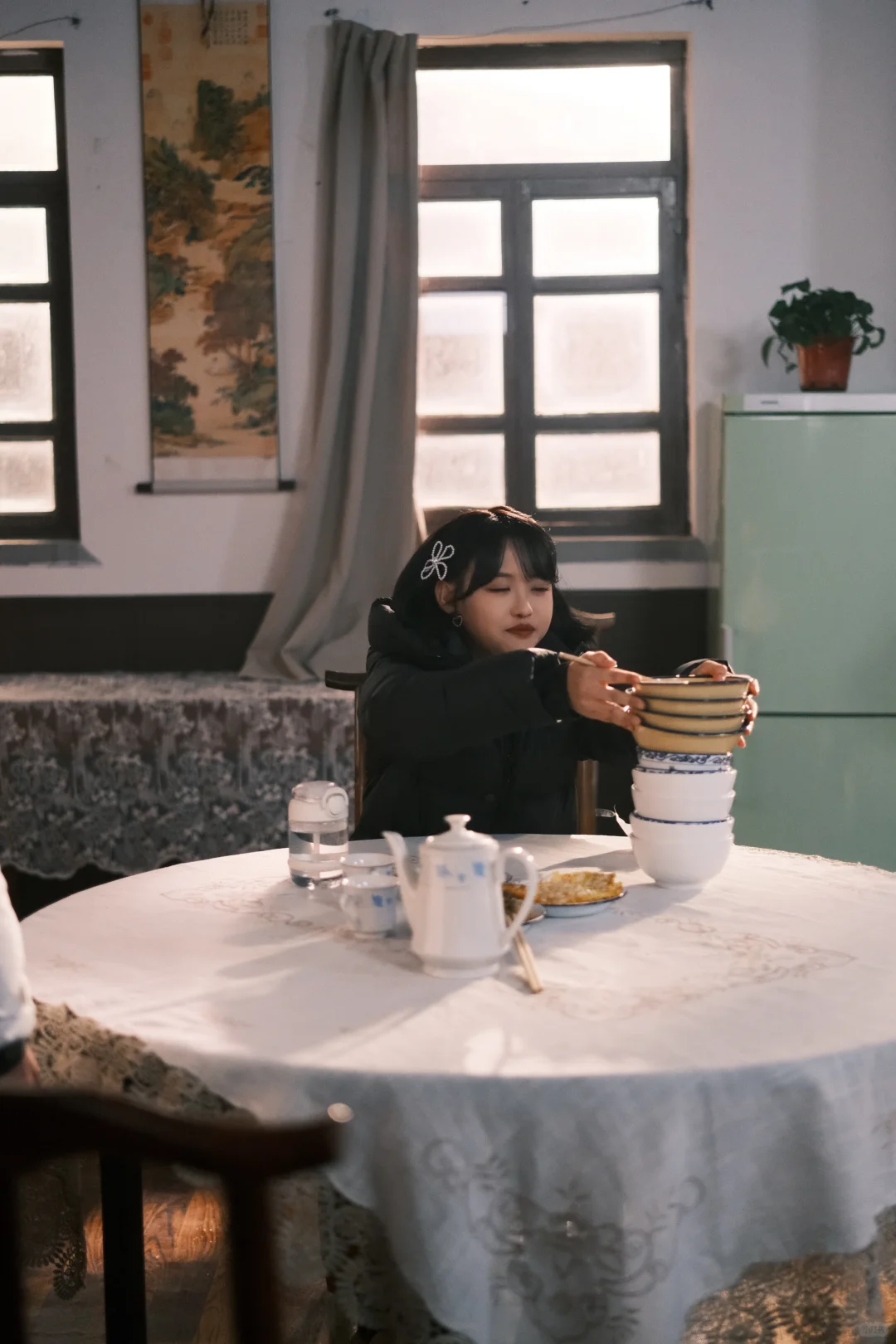 70年代的扇茶花