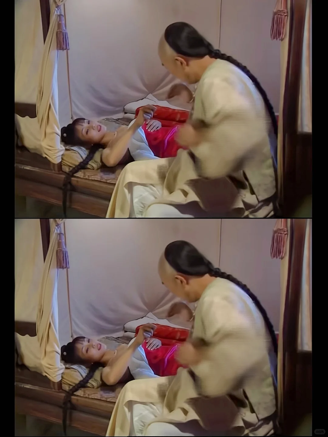 柳青在和滑阿玛，萧剑小燕子快来呀❗️