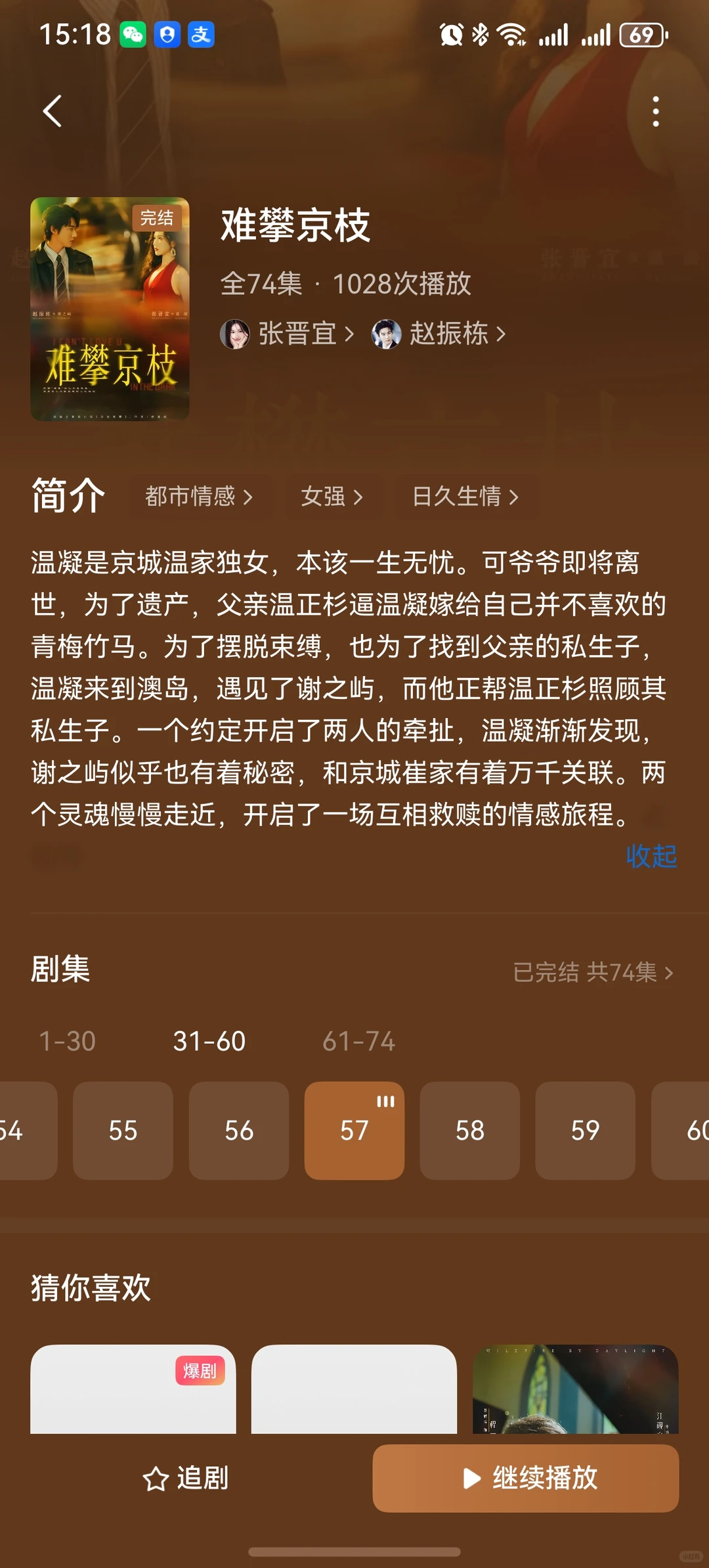 《难攀京枝》推荐