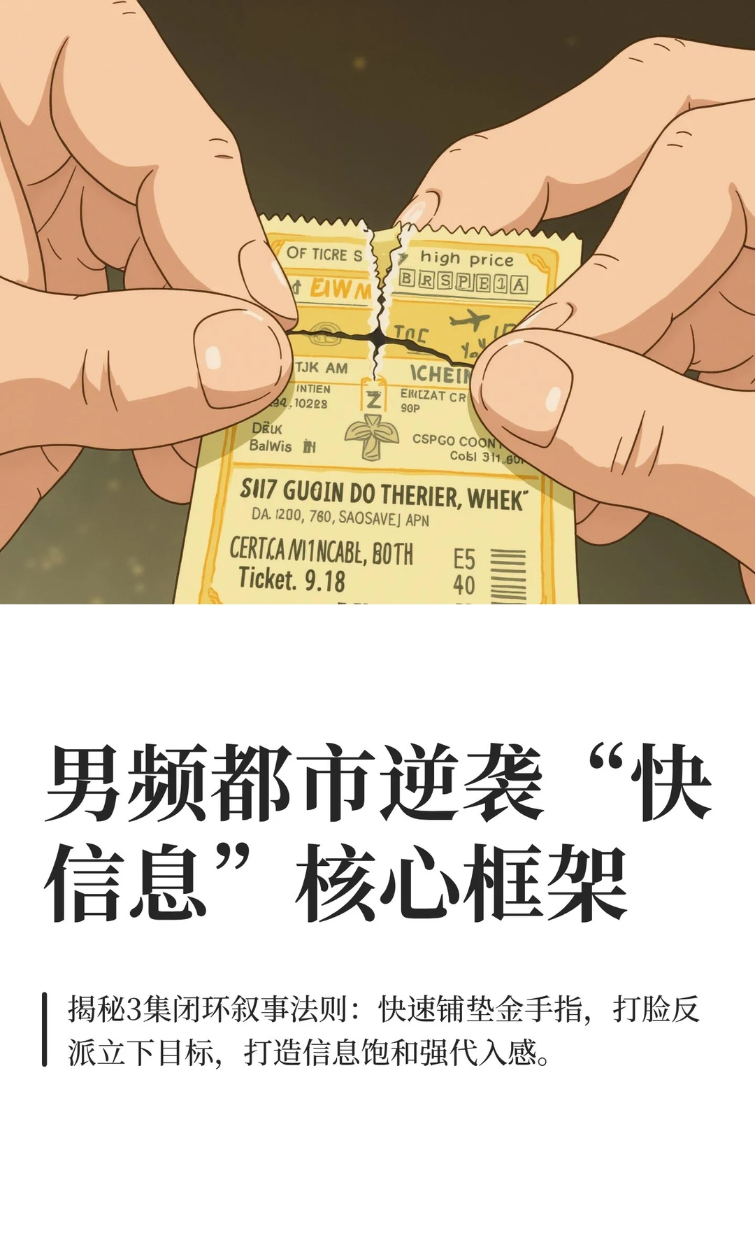 男频都市逆袭类“快信息”的核心框架